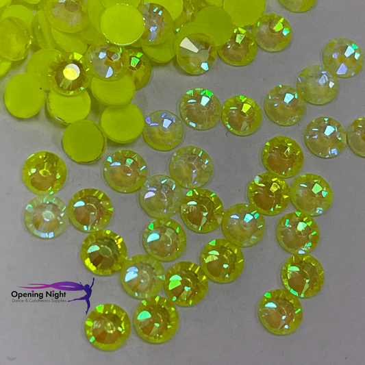 Neon Lemon - AAA Non Hotfix Diamante Crystals