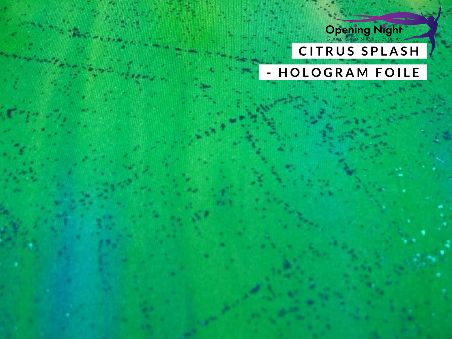 Citrus Splash - Hologram Foile Spandex