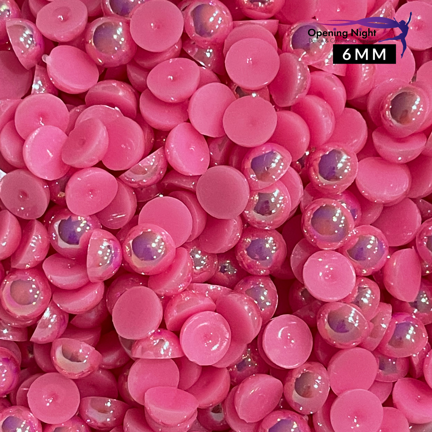 Pearl Flatback - Barbie Pink AB
