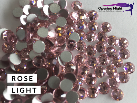 Rose Light - AAA Non Hotfix Diamante Crystals