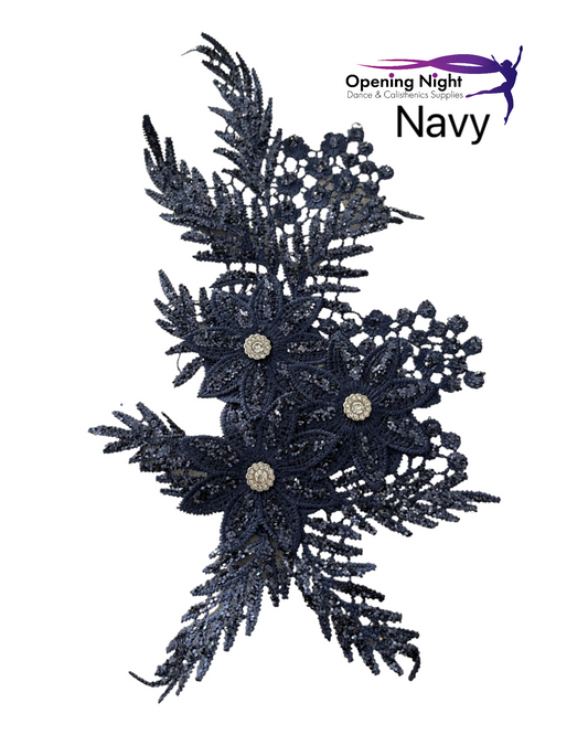 3D Glitter Range - Navy