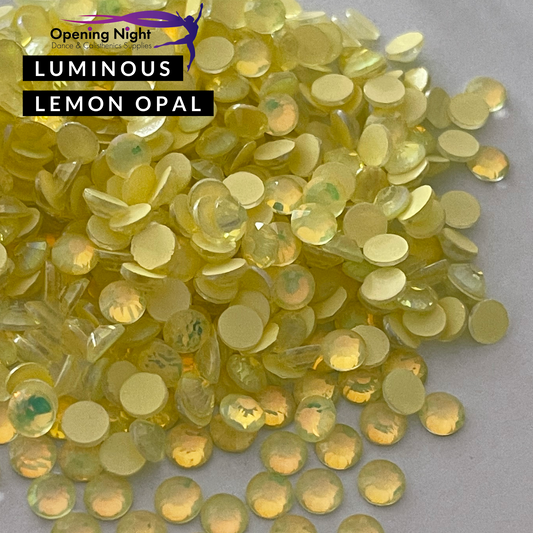 Luminous Lemon Opal - AAA Non Hotfix Diamante Crystals