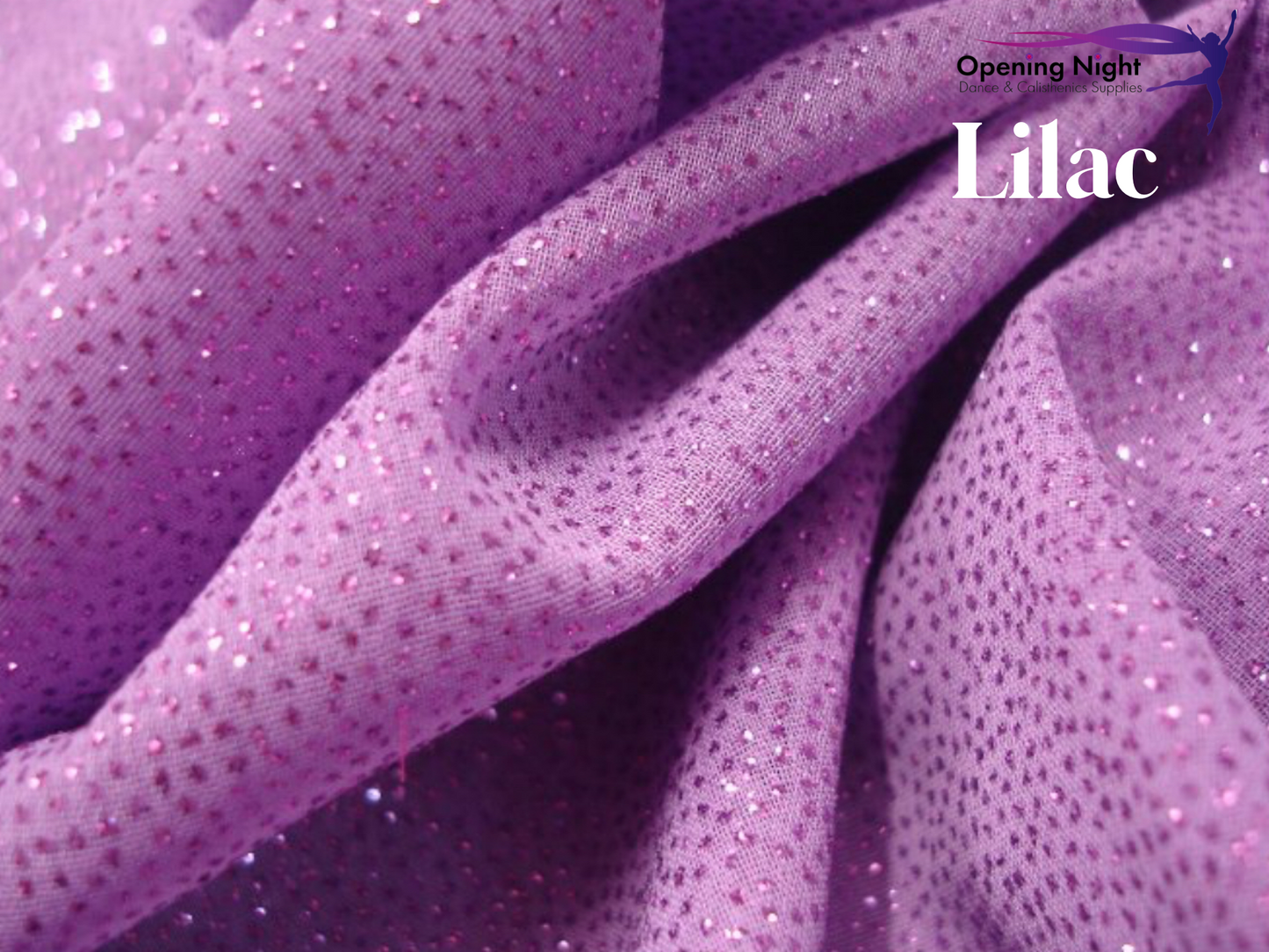 Lilac - Glitter Chiffon