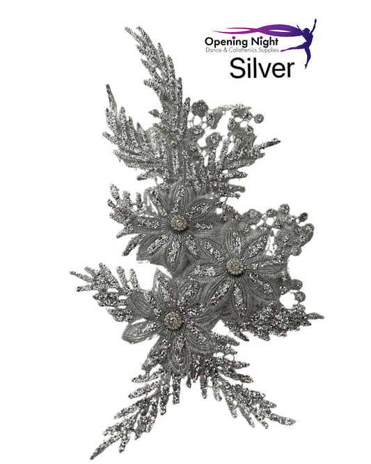 3D Glitter Range - Silver