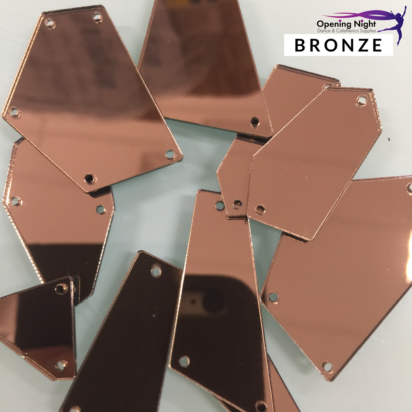 Acrylic Mirror Pieces - Bronze