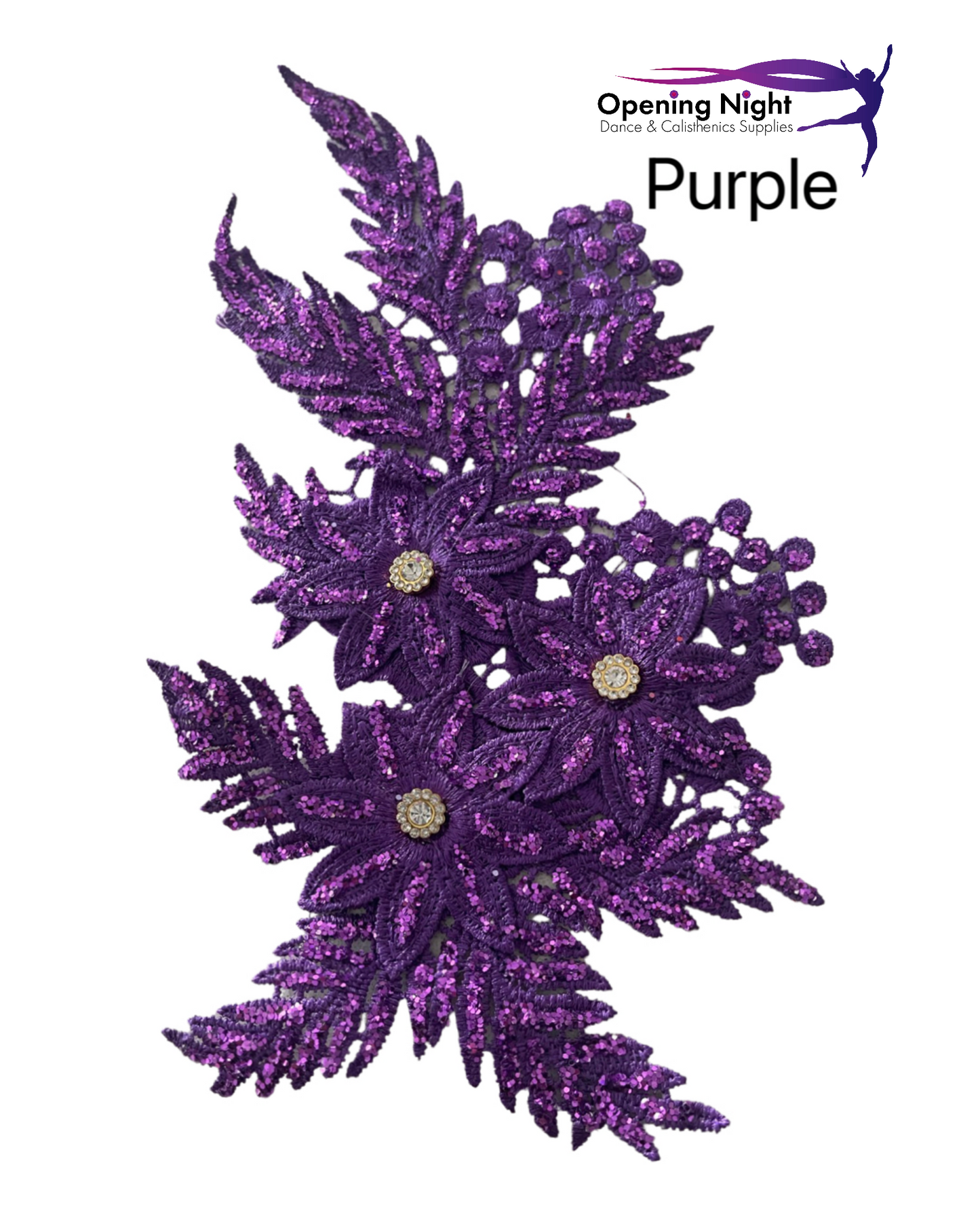 3D Glitter Range - Purple