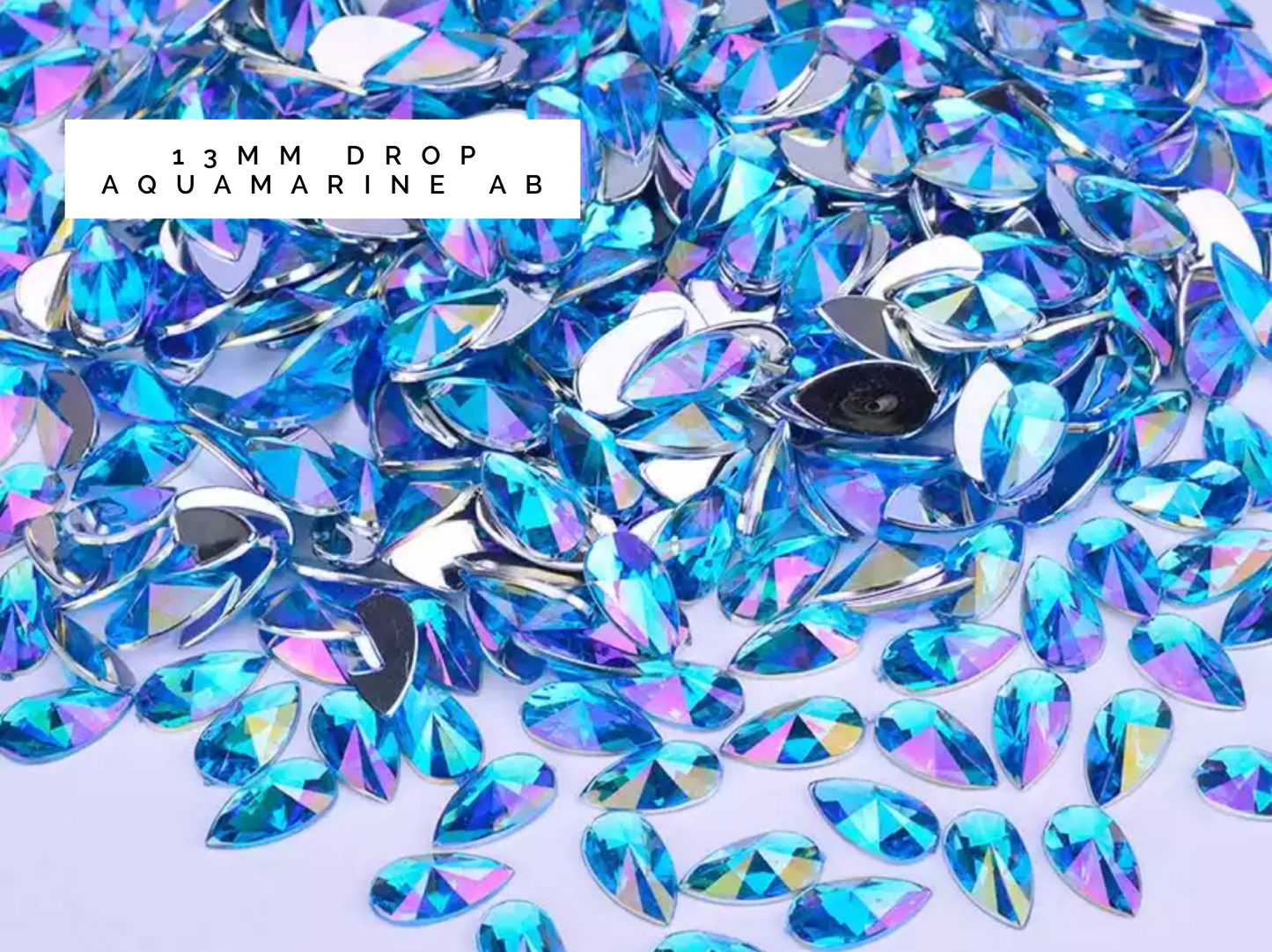 13mm, Drop - Aquamarine AB