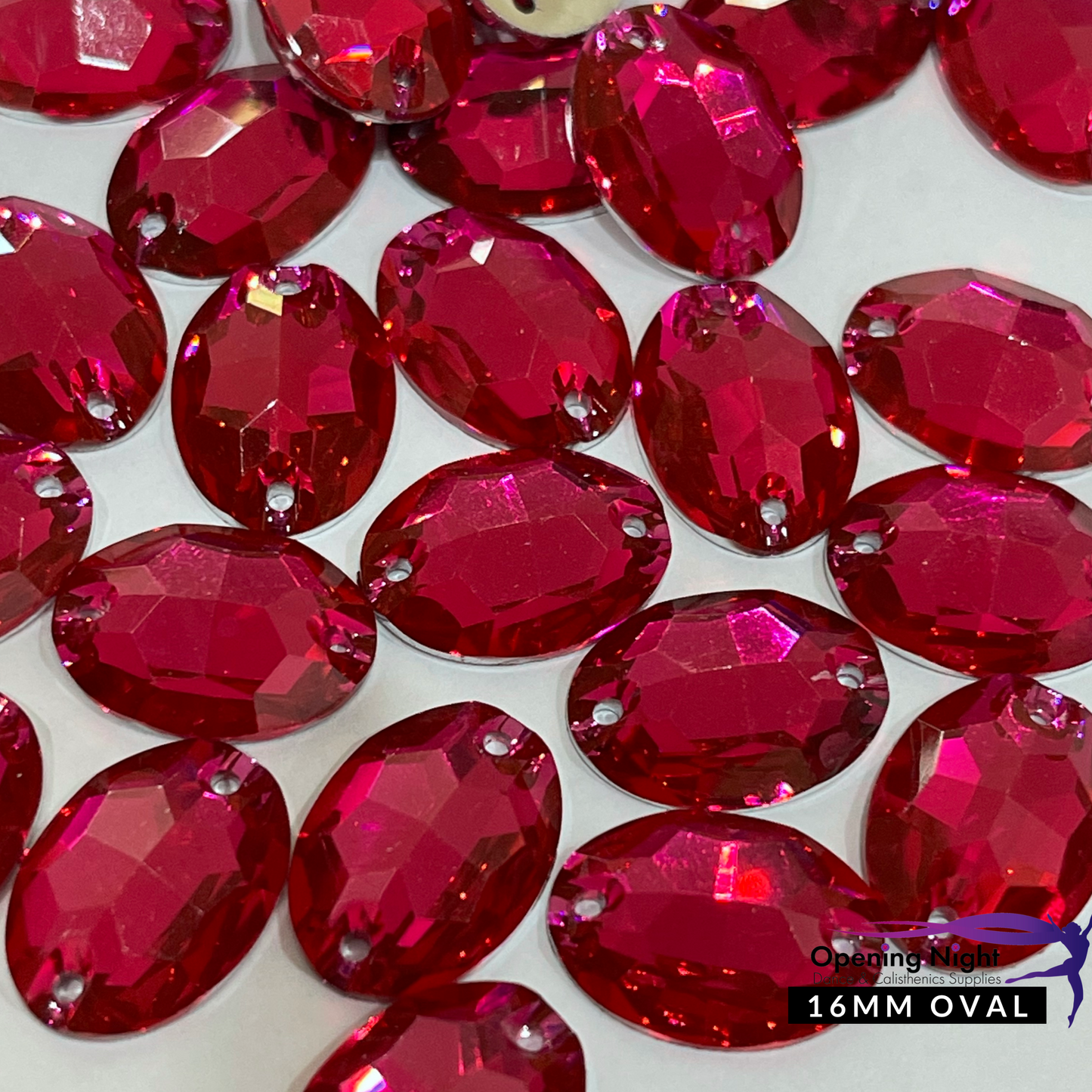 16mm, Oval - Fuchsia