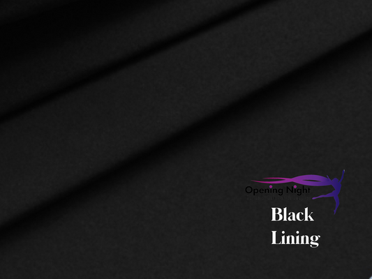 Black - Polyester Lining