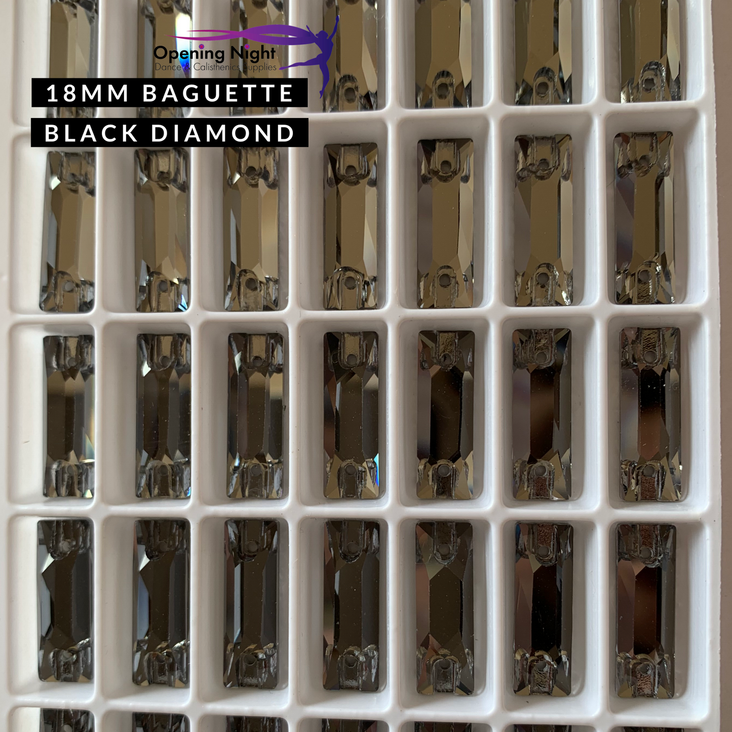 Cosmic Baguette 18mm, Black Diamond