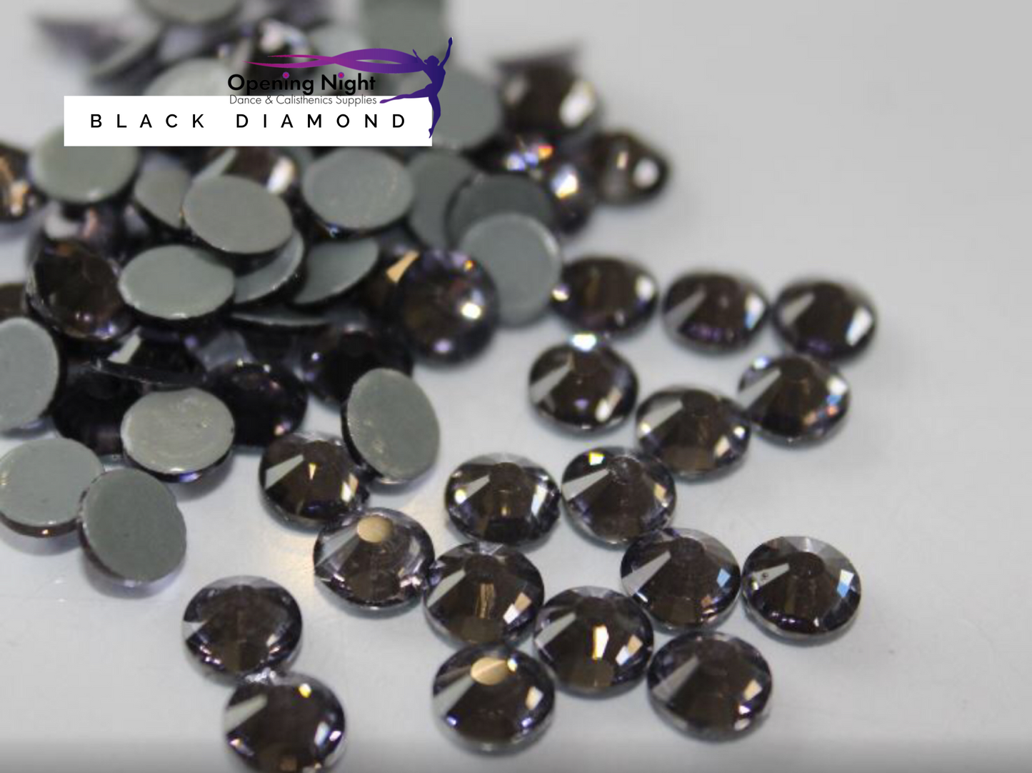 Black Diamond - Hotfix Diamante AAA Crystals