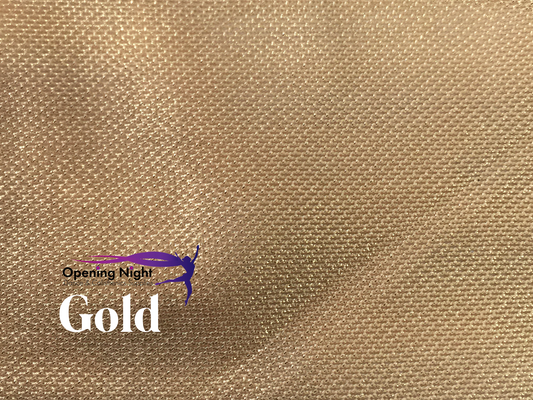 Gold Stretch Foile Mesh - 1m remnant