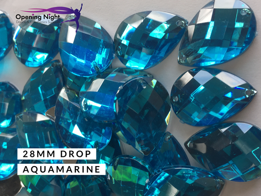 28mm, Drop - Aquamarine