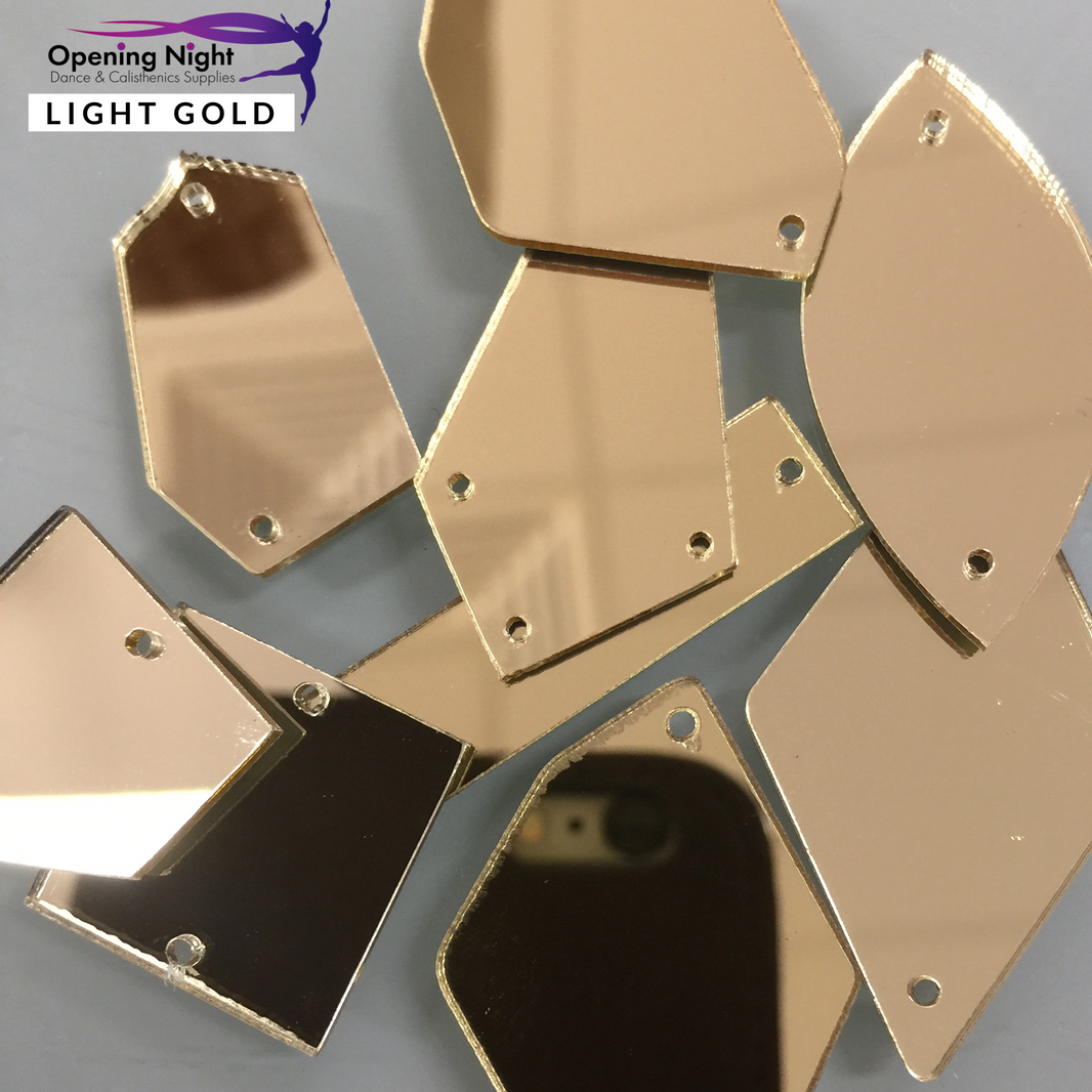 Acrylic Mirror Pieces Opening Night Supplies