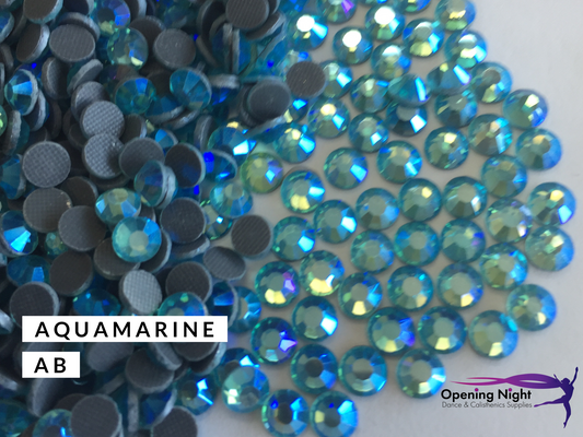 Aquamarine AB - DMC Hotfix Diamante Crystals