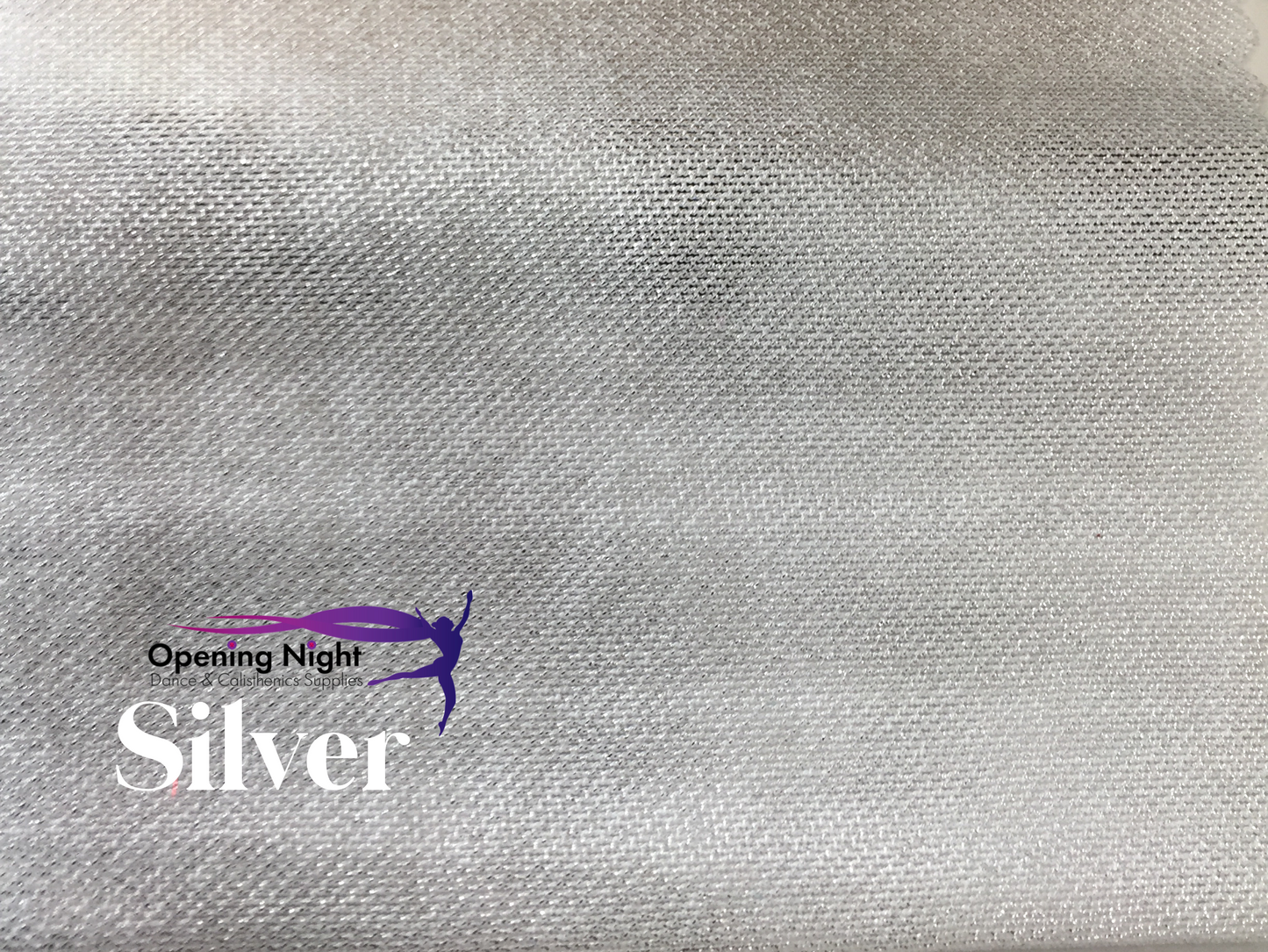 Silver - Stretch Foile Mesh