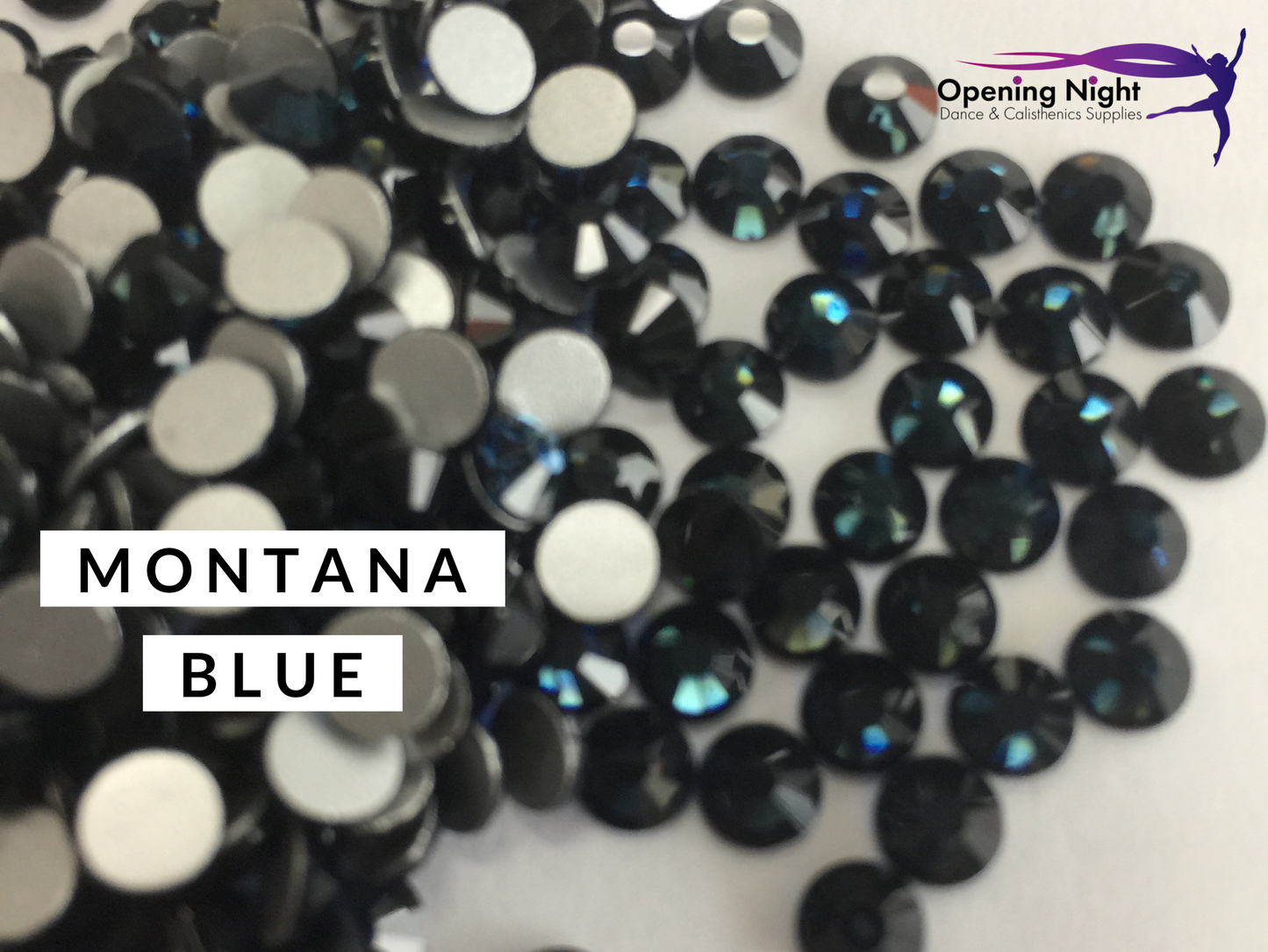 Montana Blue - AAA Non Hotfix Diamante Crystals