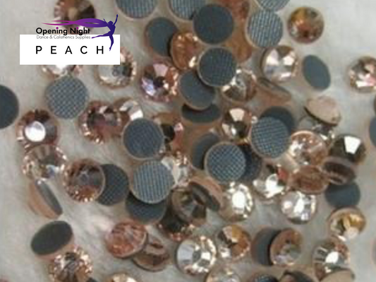 Peach - Hotfix Diamante DMC Crystals