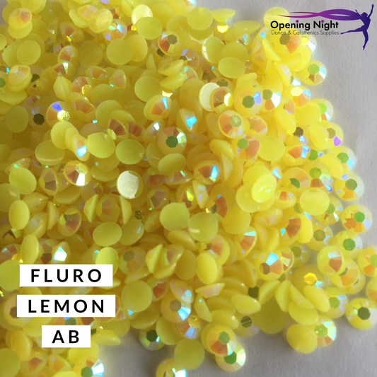 Fluro Lemon AB - Non Hotfix Acrylic Crystals