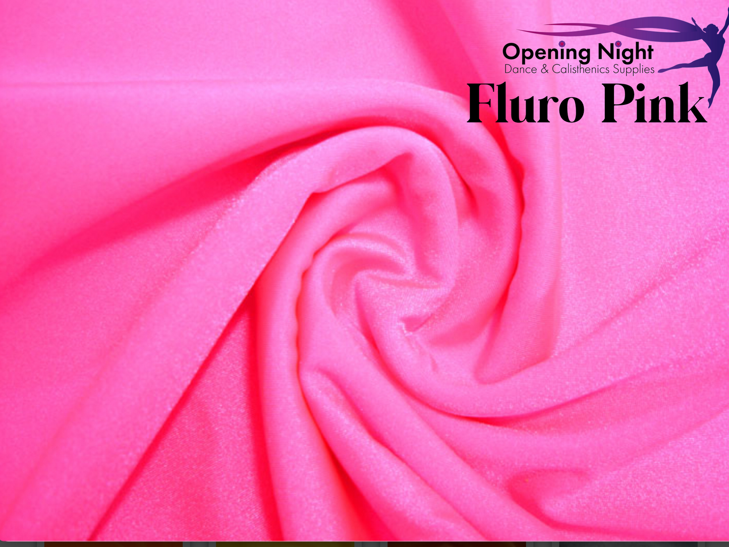 Fluro Pink - Shiny Nylon Spandex
