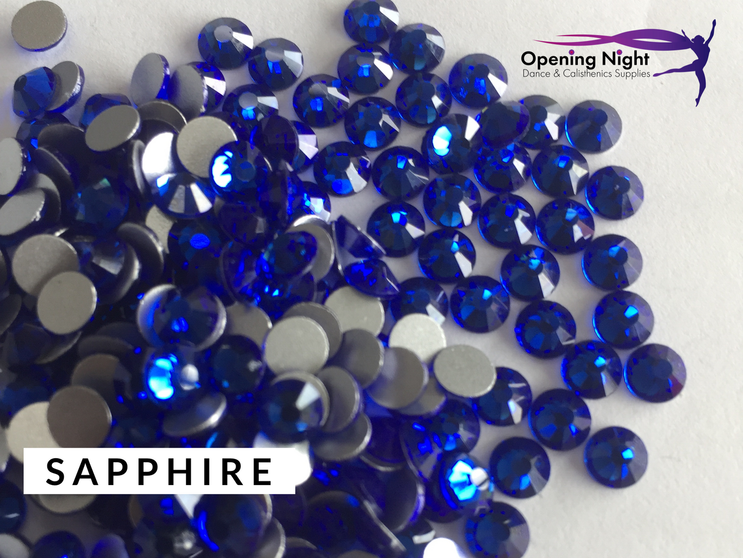 Sapphire - AAA Non Hotfix Diamante Crystals