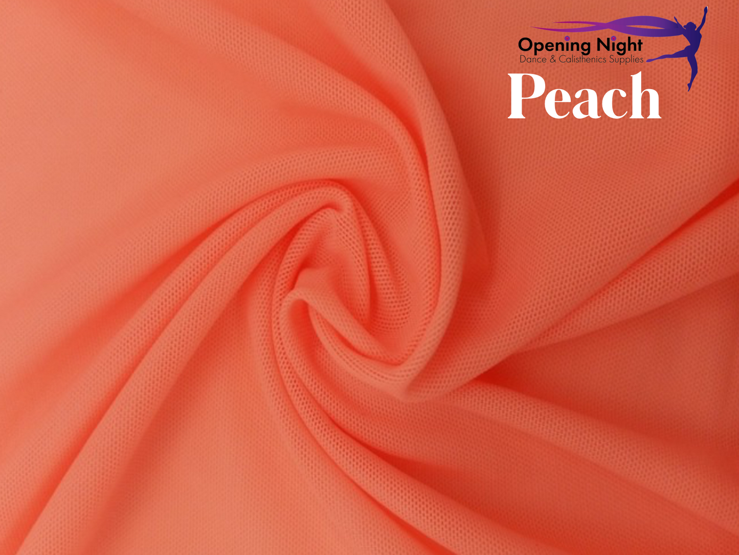 Peach - Stretch Mesh