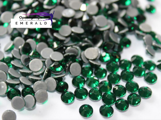 Emerald - Hotfix Diamante AAA Crystals