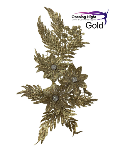 3D Glitter Range - Gold