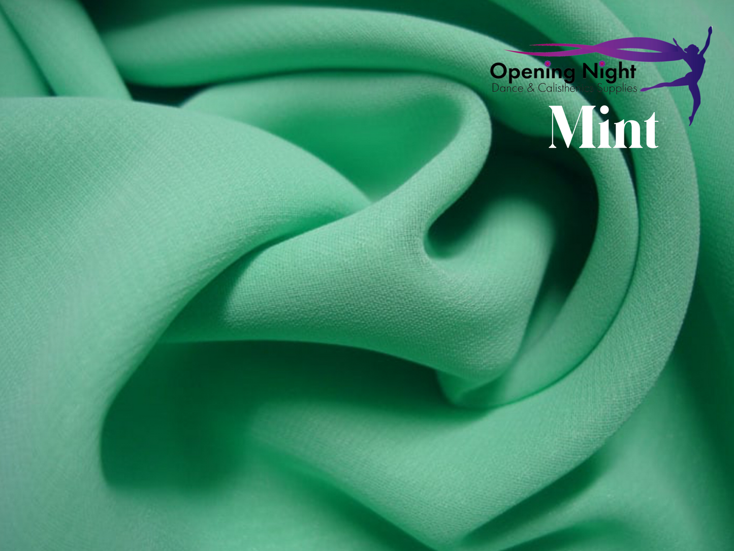 Mint Chiffon - 4.6m remnant