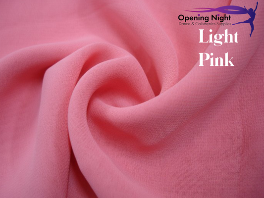 Light Pink Chiffon - remnant 2.7m