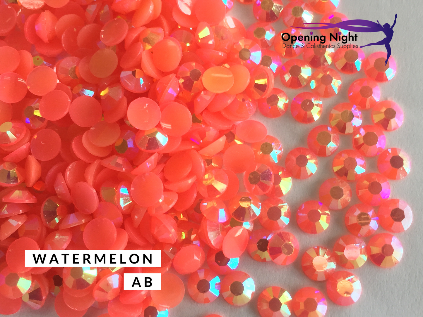 Watermelon AB - Non Hotfix Acrylic Crystals