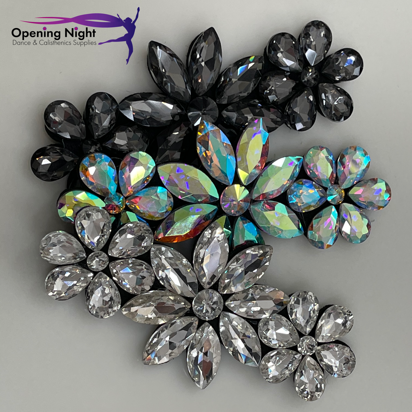 NEW Flower - Rhinestone Applique