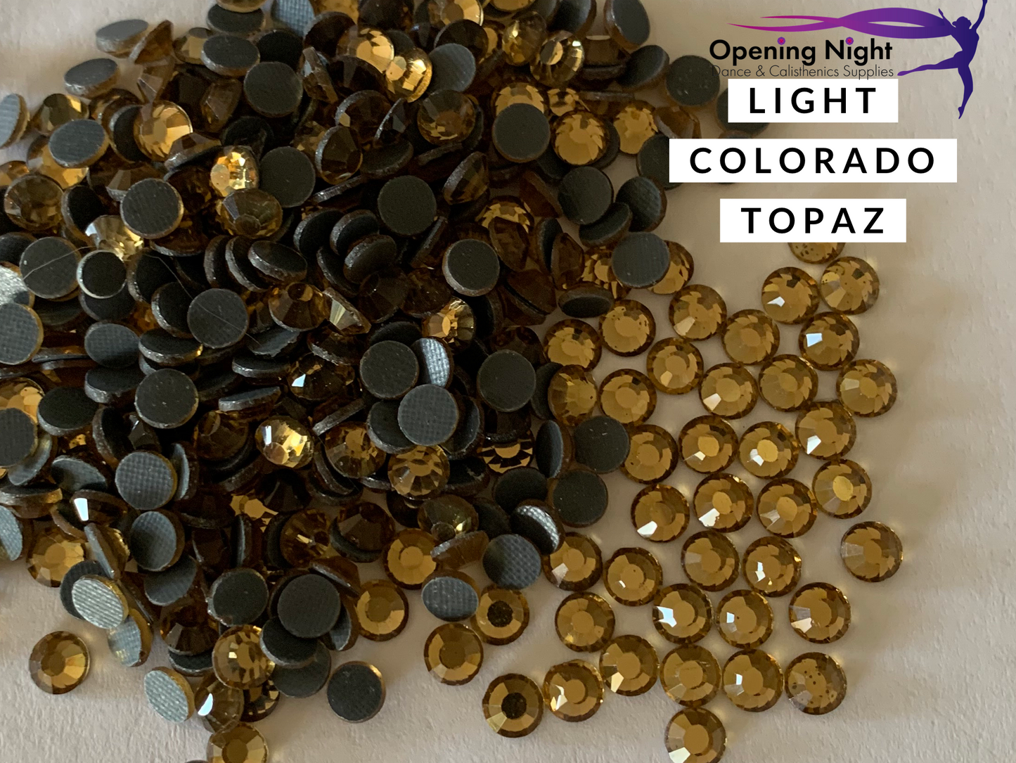Light Colorado Topaz - DMC Hotfix Diamante Crystals