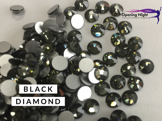Black Diamond - AAA Non Hotfix Diamante Crystals