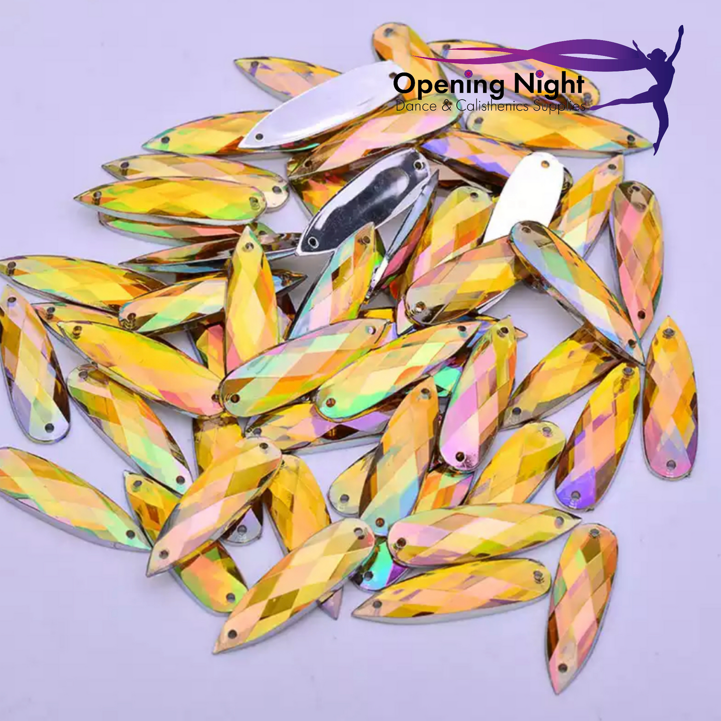 28mm, Long Drop - Yellow AB