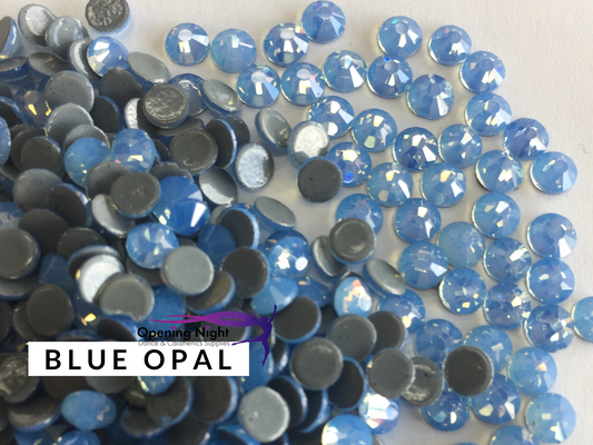 Blue Opal - Hotfix Diamante AAA Crystals