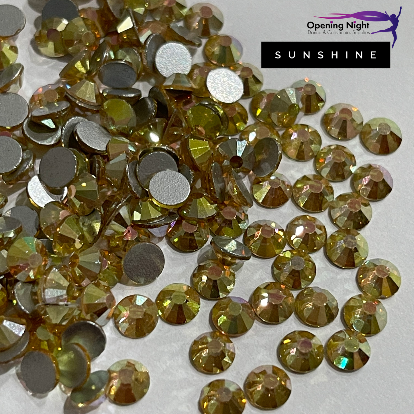 NEW Sunshine - Non Hotfix Diamante AAA Crystals