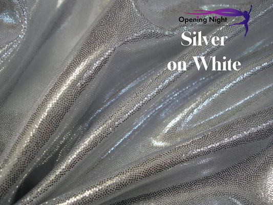 Silver/White - Fog Finish Spandex