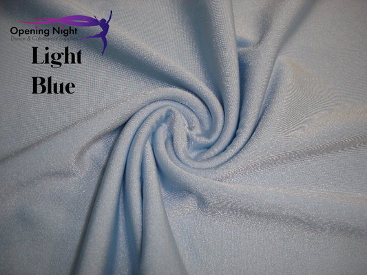 Light Blue - Shiny Nylon Spandex