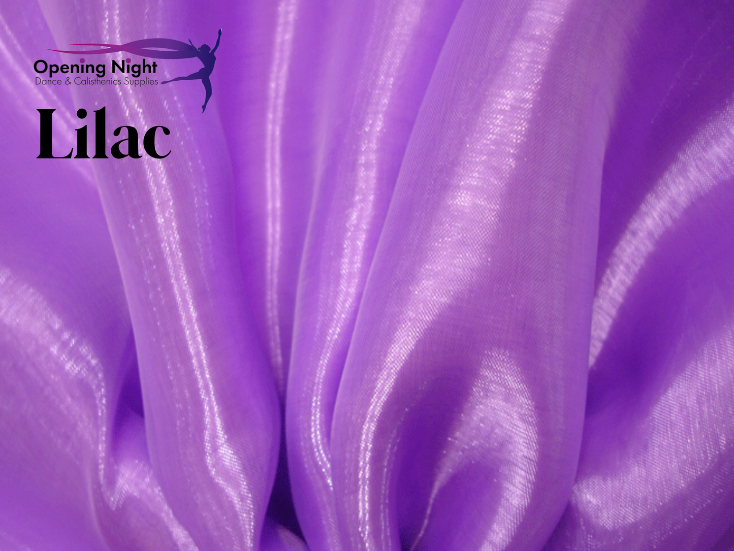 Lilac - Glass Crystal Organza