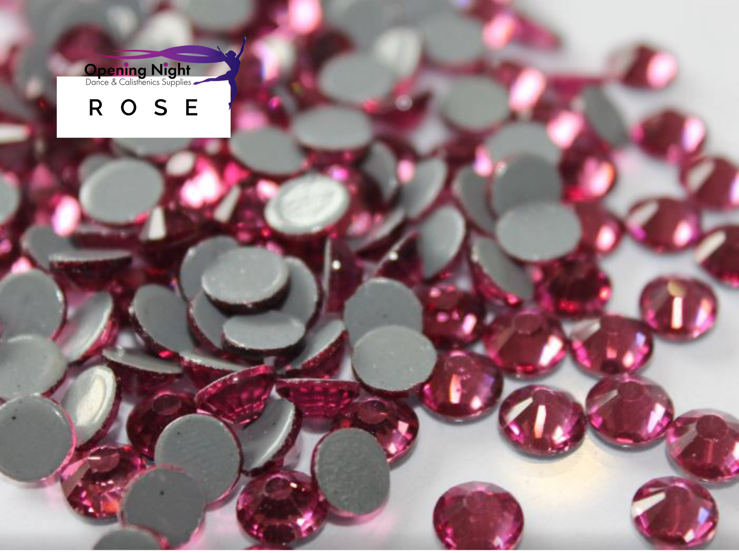 Rose - Hotfix Diamante AAA Crystals