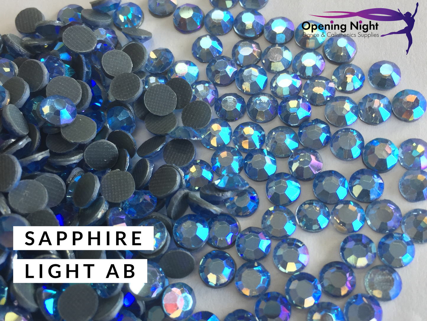 Sapphire Light AB - DMC Hotfix Diamante Crystals