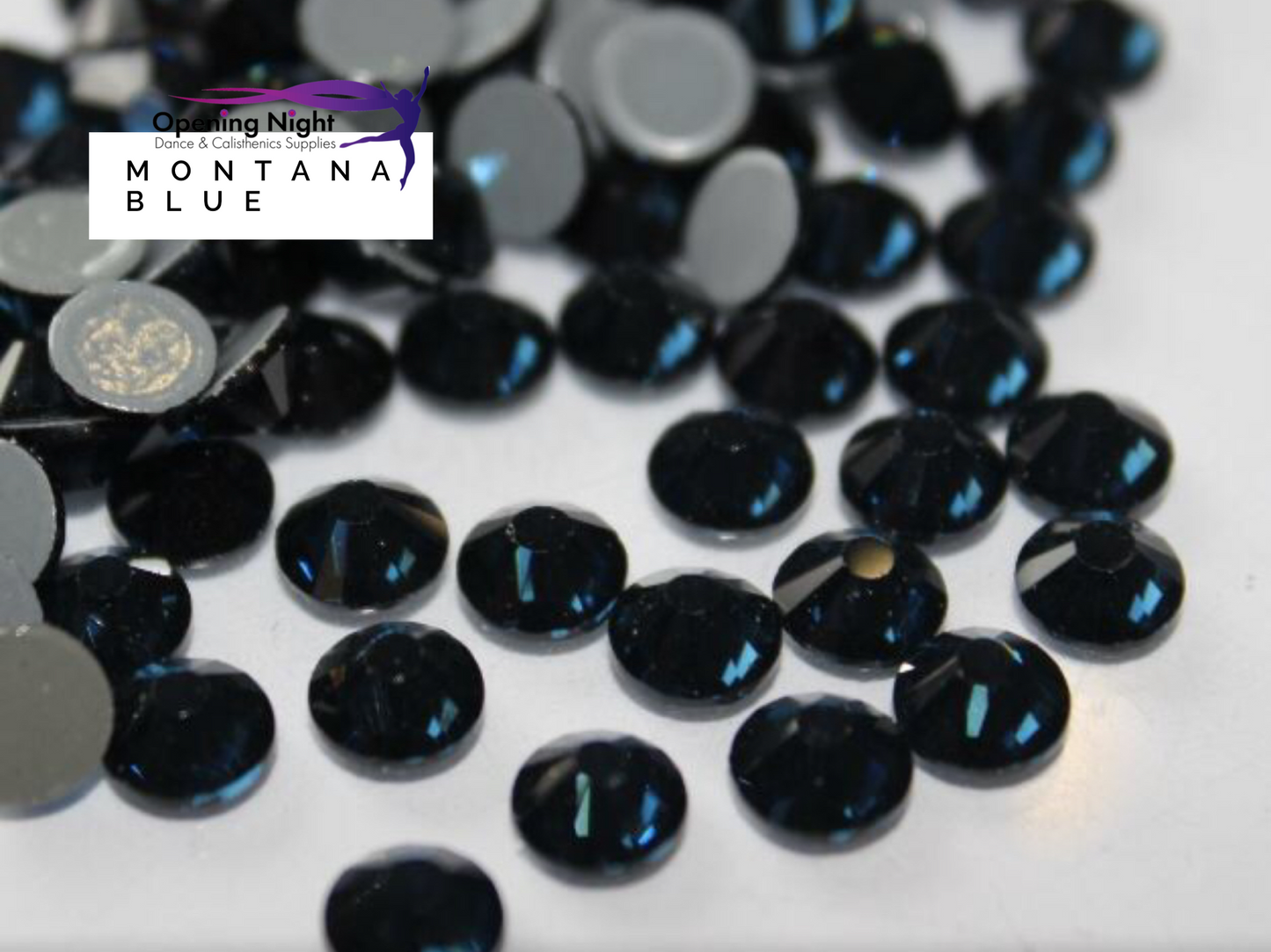 Montana Blue - Hotfix Diamante AAA Crystals