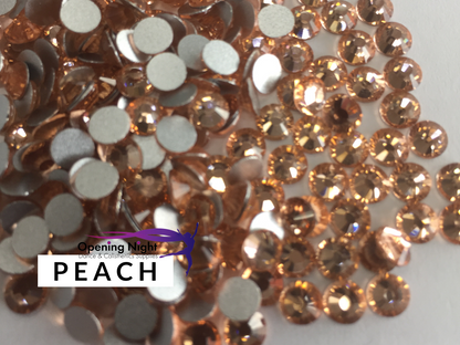 Peach - AAA Non Hotfix Diamante Crystals