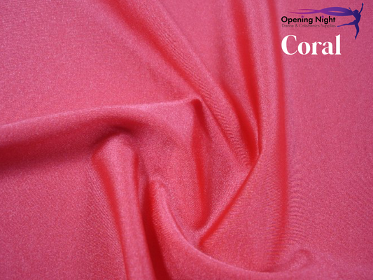 Coral - Shiny Nylon Spandex