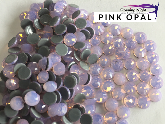Pink Opal - Hotfix Diamante AAA Crystals