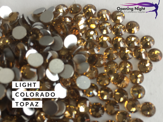 Light Colorado Topaz - AAA Non Hotfix Diamante Crystals
