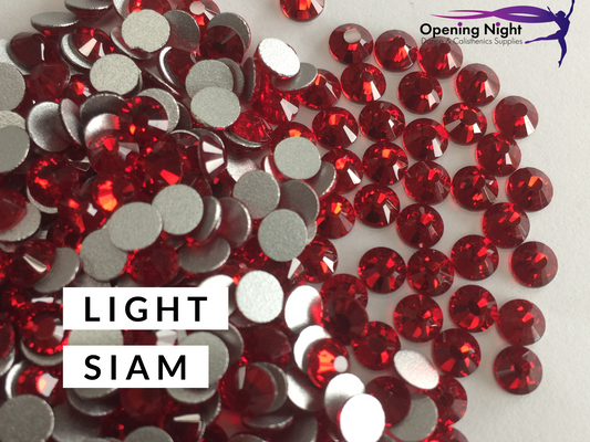 Light Siam - AAA Non Hotfix Diamante Crystals