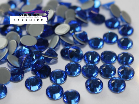 Sapphire - Hotfix Diamante AAA Crystals