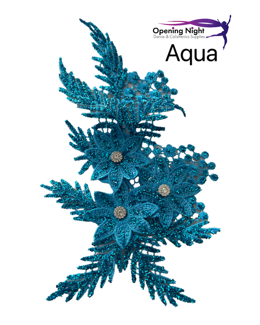 3D Glitter Range - Aqua